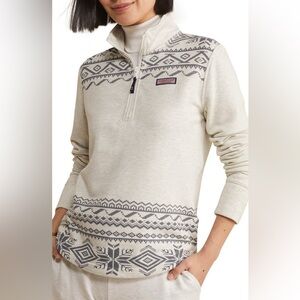 NWT Vineyard Vines Dreamcloth Fair Isle Relaxed Shep Shirt pullover